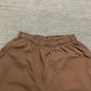 กางเกงขาบานสำหรับผู้ชายสีเทา2025เฮเทอร์สไตล์พังก์ผ้ายืดเอวยางยืดแบบเย็บปะติดปะต่อกันดีไซน์แบบเรียงซ้อนกันด้านหน้าแบน - Product Image 4