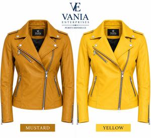 Veste de moto en simili cuir pour femme, coupe ajustée, style motard, fermeture éclair, manches longues, col rabattu, pour le printemps et l'automne - Product Image 2