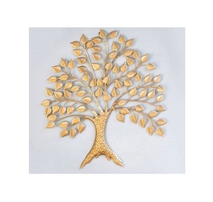 Arte de pared de hierro de alta demanda, diseño de hojas de Ginkgo de lujo para el hogar, dormitorio, decoración colgante de pared, artes de pared de Metal - Product Image 4