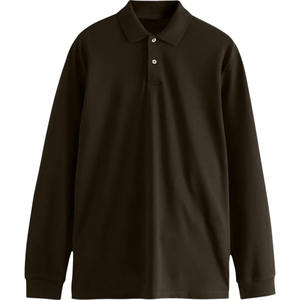 เสื้อโปโลแฟชั่นสำหรับผู้ชายผ้าระบายอากาศได้ดีสุดหรูแขนสั้นและคอเสื้อพับลงสำหรับทุกโอกาส - Product Image 1