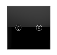 Tuya WiFi Smart Glass Touch Switch Télécommande sans fil IR Prend en charge Google Home Alexa Commande vocale Cristal Verre trempé
