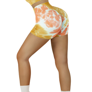 2023 nouveau été sans couture Shorts de sécurité taille haute corps confort culotte Shorts de sport femmes vêtements Gym minceur femme Shorts - Product Image 4