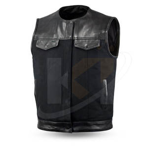 Fashion Wear 2025 gilets en cuir respirant respirant personnalisé bonne qualité gilets en cuir de conception supérieure - Product Image 2