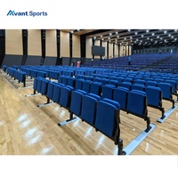 Système de sièges modulaires portables Avant Sports pour spectateurs, sièges d'arène intérieure avec sièges relevables rembourrés pour événements sportifs