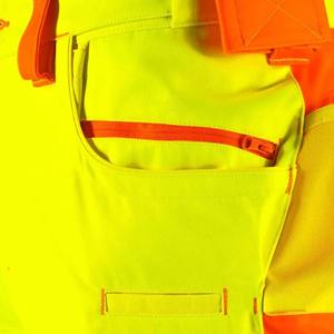 Venta al por mayor de alta visibilidad reflectante cargo multi bolsillos pantalones cortos de construcción de los hombres de alta visibilidad ropa de trabajo - Product Image 6