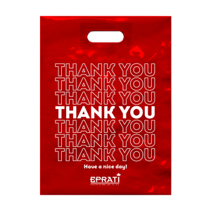 Bolsa de Plástico Reforzada Ecológica, Troquelada, para Ropa, Venta al Por Mayor, Alta Calidad, Turquía - Product Image 4