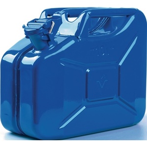 Bidón de Combustible Azul Señal RAL 5005 de 10L, Lámina de Acero de 0.9mm, L345xW165xH275mm, Cilindros de Gas VALPRO - Product Image 1