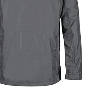 Chaqueta de lluvia con capucha para hombre, chaqueta bomber más vendida para parches personalizados, chaqueta cortavientos en manga larga - Product Image 4