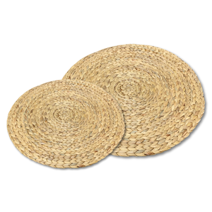 แผ่นรองน้ำผักตบชวาที่รองแก้ว/แผ่นรองแก้วจากเวียดนาม: แผ่นรองผักตบชวาสำหรับผ้าปูโต๊ะและพรม - Product Image 1