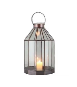 Lanterne en métal faite à la main en gros écologique de haute qualité lanterne à bougie décorative d'hôtel à la maison pour les mariages noël directement - Product Image 5