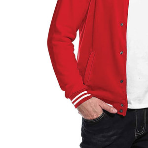 Vestes universitaires en laine pour hommes avec poignets à rayures et col vestes universitaires de style rétro disponibles en vrac - Product Image 6