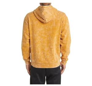 Meilleure qualité vêtements décontractés hommes sweats à capuche Slim Fit 500 GSM lavage à l'acide couleur unie conception personnalisée à capuche directe Pakistan usine - Product Image 5