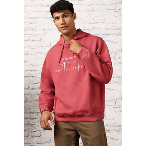 Sudadera con capucha de mezcla de algodón de gran tamaño para hombre al por mayor con capucha de cordón estilo callejero Sudadera con capucha de gran tamaño para hombre con estilo - Product Image 3