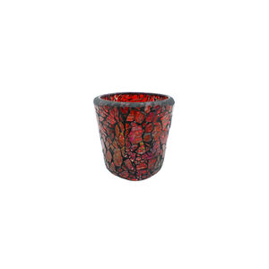 Vente chaude Verre Votive Aqua Bleu Mosaïque Bougeoir Pour Salon Et Décoration De La Maison À La Main en Vrac - Product Image 6