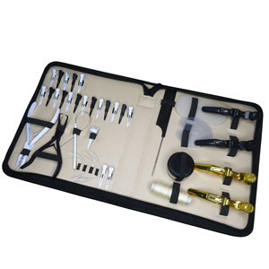 Outils professionnels de luxe pour extensions capillaires de salon, pinces ouvre-fermoir à perles de couleur personnalisée, multifonctionnelles en acier inoxydable de qualité chirurgicale - Product Image 1