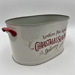 Boîte à fleurs en métal Aurora Bell pour les présentations de vacances en plein air élégantes de fleurs de pin et de joie de Noël - Product Image 4