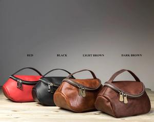 Estuche de Afeitado Vintage para Hombre, con Logotipo Personalizado, Mango de Cuero Genuino, Cierre de Cremallera, Alta Calidad, Impermeable, Modelo TYG-0051 - Product Image 5