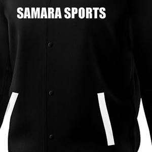 Chaqueta Varsity de Lona Personalizada, Talla Grande para Hombre, Cuello Alto, Transpirable, Bordado de Alta Calidad, Estilo Vintage, para Deportes de Equipo - Product Image 5
