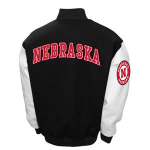 Custom Embroidery Men's Crew Neck Varsity <b>Jacket</b> Reversible <b>Heated</b> Winter Breathable Wool Liner Casual Streetwear - Product Image 6