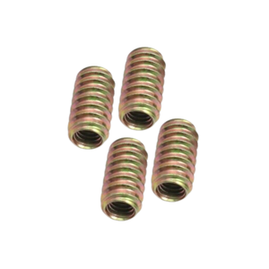 Écrou d'insertion robuste en acier inoxydable zingué pour applications minières, longueur 8-30 mm, qualité export. - Product Image 6