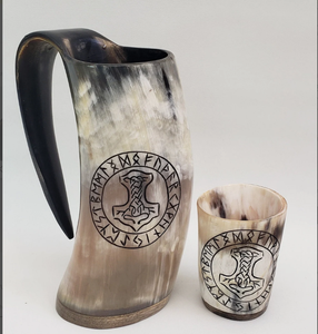 Viking Drinking Mugs, Anniversary Gift, Husband Gifts, Couples Gift, Christmas Gifts - Product Image 2