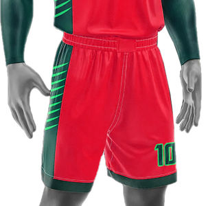 ชุดเสื้อบาสเก็ตบอลทีมออกแบบได้ตามต้องการชุดเสื้อบาสเก็ตบอลคอวีคุณภาพสูงกางเกงทำจากปากีสถานระบายอากาศได้ดี - Product Image 3