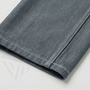 Jeans droits taille haute pour femmes pour le printemps, l'automne et l'hiver, pantalon cargo en denim respirant, jambes larges, effets amincissants, styles - Product Image 6