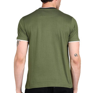 El producto más exigente Camiseta ligera para hombre Nueva llegada Camiseta de algodón puro de color sólido para hombre - Product Image 3