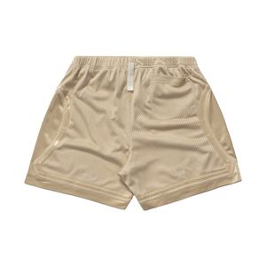 Short en maille de 5 pouces avec poches zippées Imprimé par sublimation avec cordon de serrage Confort, ceinture élastique Votre propre logo de basket-ball - Product Image 2