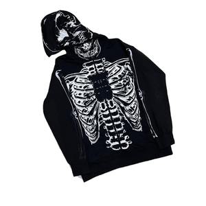 Nouveau sweat à capuche zippé 100% coton coupe régulière avec impression numérique couleurs et logo personnalisables unisexe - Product Image 3