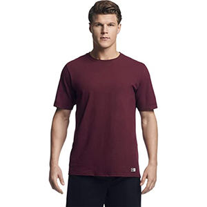 Camiseta Minimalista de Algodón para Hombre, Cuello Redondo, Alta Calidad, Ligera, Esencial para el Día a Día, Venta al Por Mayor - Product Image 1