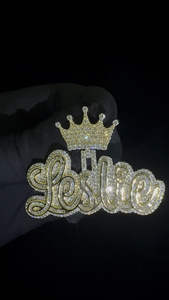 Dijes de Alta Calidad con Incrustaciones de Moissanita, Plateados, Unisex, Estilo Hip Hop, para Fiestas Nocturnas, India - Product Image 4