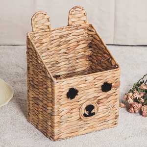 Various design handweaving storage baskets <b>water</b> hyacinth <b>container</b> basket kids room accessories - Product Image 2