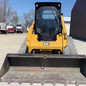 Nueva Cargadora Compacta de Dirección Deslizante Cat 259D3 para Maquinaria de Construcción Pesada con Motor Changchai, Bomba, Caja de Cambios y Accesorios de Cucharón - Product Image 1