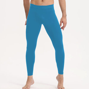 Gym Wear High Quality Legging <b>For</b> Men's Wholesale <b>Elastic</b> Waist Yoga Leggings Best Casual Look Polyester Stretchable Fabric - Product Image 3