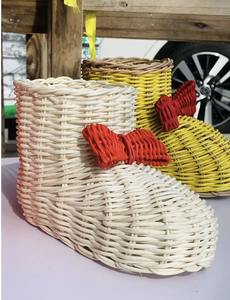 Juego decorativo de ratán de mimbre de Vietnam, adornos naturales hechos a mano para fiesta en casa y decoración de temporada - Product Image 3