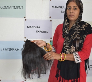 Vendeur en gros 100% cuticules alignées vierge brut indien longue vison droite Machine Double wefted faisceaux Extensions de cheveux humains - Product Image 1