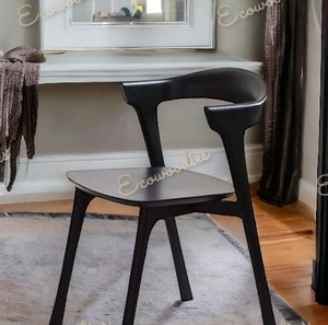 Silla de comedor de madera de bambú de estilo moderno Silla de comedor de madera maciza con patas de madera para comedor de restaurante - Product Image 4