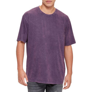 Camisetas de Hip Hop para Hombre, Personalizadas, Lisas, de Tela Oxford, Transpirables, Lavadas al Ácido, de la Más Alta Calidad y Más Populares - Product Image 1