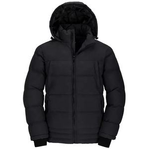 Manteau d'hiver en duvet à bulles gonflables personnalisé pour hommes Vestes d'extérieur en coton Manteaux d'extérieur chauds et légers pour l'hiver - Product Image 1