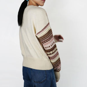 Suéter de Punto de Lana 100% para Mujer, Hecho a Medida al por Mayor, Ropa de Invierno, Antibolitas, Transpirable, Última Moda, Tops de Mujer - Product Image 3