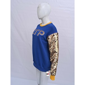 เสื้อสเวตเตอร์คอกลมใส่ได้ทั้งชายและหญิงแขนยาวปักโลโก้ - Product Image 6