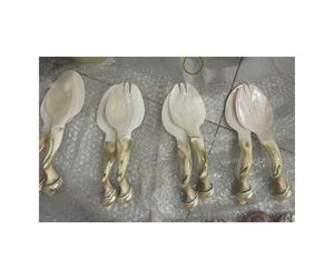 Tenedor de cuchara de nácar pulido: Tenedor de cuchara de nácar al por mayor vietnamita para cenar bien en restaurantes de lujo - Product Image 1
