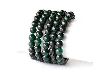High Premium Quality Natural Green <b>Jade</b> 8mm Crystal Healing Bracelets for Meditation Jewelry - Product Image 1