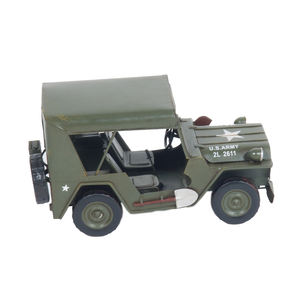 1940 Willys Quad Overland Jeep modelo coche Metal 29.2Lx12.7Wx16.5H cm pintado para oficina en casa o pantalla RV - Product Image 5
