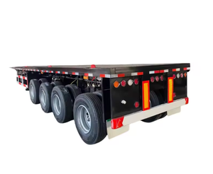 LISTO PARA ENVIAR: Semirremolque de Plataforma Plana de 4 Ejes, 40/45 Pies, Capacidad de 60-80 Toneladas - Product Image 3