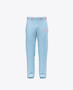 Pantalon de baseball personnalisé à rayures fines, qualité professionnelle - Product Image 2