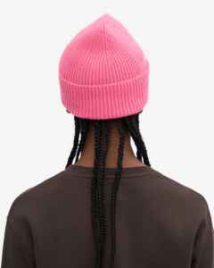 Custom High Quality Womens Acrylic Ribbed <b>Beanie</b> Cap PVC Patch Logo Black Winter Hat Wholesale Plain <b>Knitted</b> <b>Beanie</b> For Women - Product Image 2