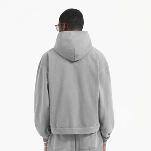 Comfortable Slim Fit Zipped Hoodie for Men Designed With Lightweight Fabric and Versatile Style Suitable - Product Image 4