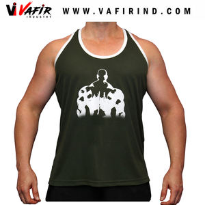 Chaleco de tirantes de entrenamiento para hombre, camiseta sin mangas de talla grande para gimnasio, camiseta sin mangas de estilo informal, Top de punto transpirable con patrón impreso, 2025, 2017 - Product Image 2